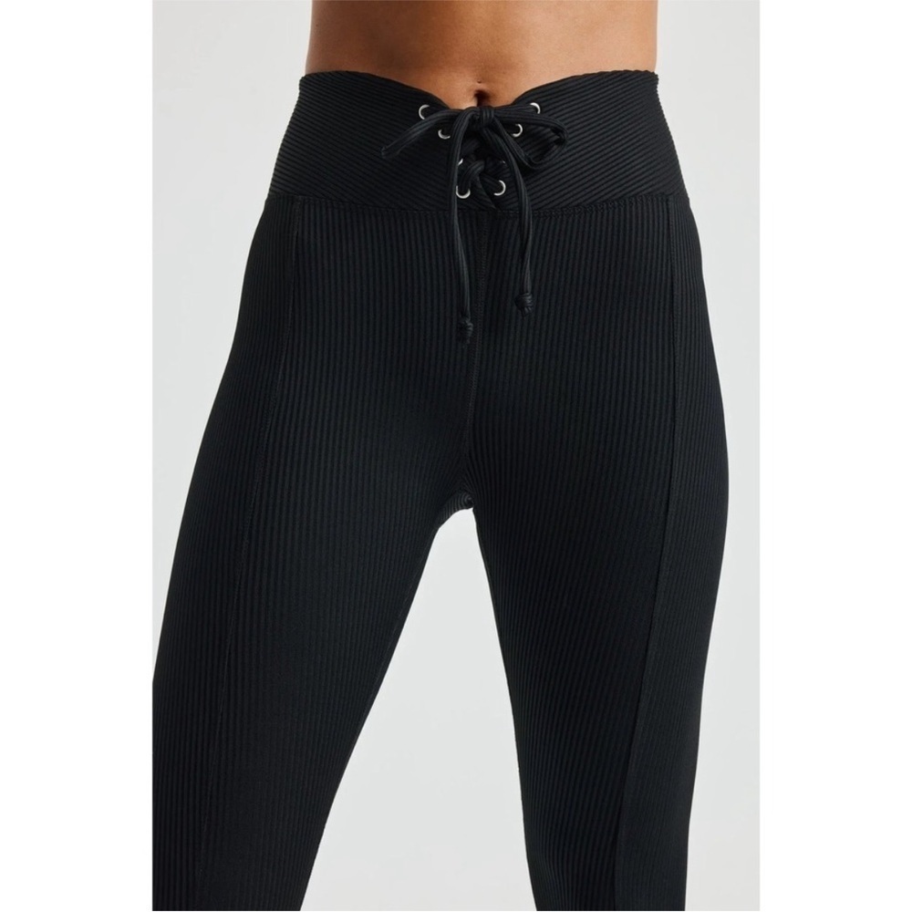 Year of Ours Lace Up Football Leggings Ribbed size Medium